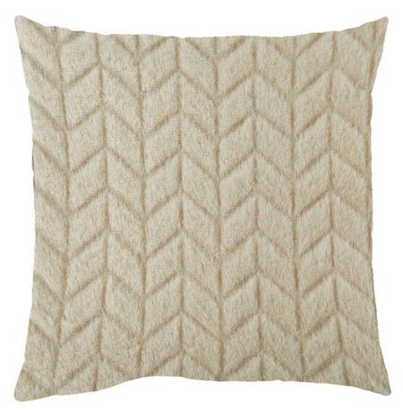 Наволочка декоративная Столица Текстиля Колос бежевая, 50х50 см