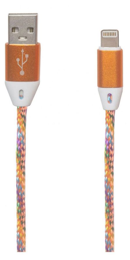 USB кабель Liberty Project Micro USB в оплетке, оранжевый