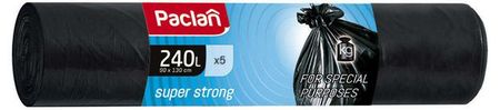 Мешки для мусора Paclan Super Strong 240 л, 5 шт