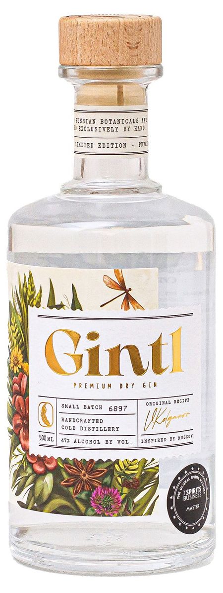 Джин GINTL 47% Россия, 0,5 л легенды притчи басни