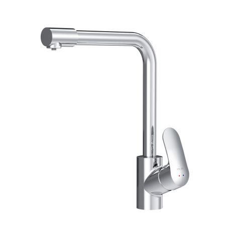 Смеситель для кухни AM.PM Like хром с высоким изливом с подключением к фильтру однорычажный (F8005700)