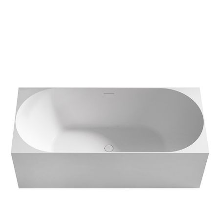 Ванна акриловая Abber 170х75 см отдельностоящая с ножками (AB9281)