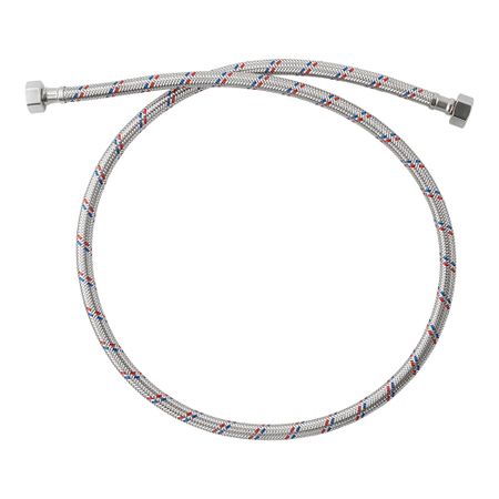 Подводка гибкая для воды VRT 1/2 ВР(г) х 1/2 ВР(г) 120 см (521380) 1 м универсальный автомобильный воздуховод гибкий вентиляционный шланг экстрактор горячего и холодного охлаждения 25 32 38 42 45 51 63 76 80 мм