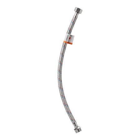 Подводка гибкая для воды VRT 1/2 ВР(г) х 1/2 НР(ш) 40 см (521371) подводка для воды интерскол 1 2 наружная внутренняя резьба 30 см