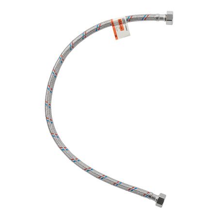 Подводка гибкая для воды VRT 1/2 ВР(г) х 1/2 ВР(г) 60 см (521374) 1 м универсальный автомобильный воздуховод гибкий вентиляционный шланг экстрактор горячего и холодного охлаждения 25 32 38 42 45 51 63 76 80 мм