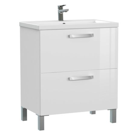 Тумба под раковину Cersanit Melar 70 см подвесная белая (64129) бандаж b well на брюшную стенку w 421 белый р xxl