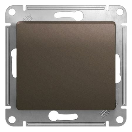 Переключатель Systeme Electric Glossa одноклавишный встраиваемый шоколад (GSL000861)