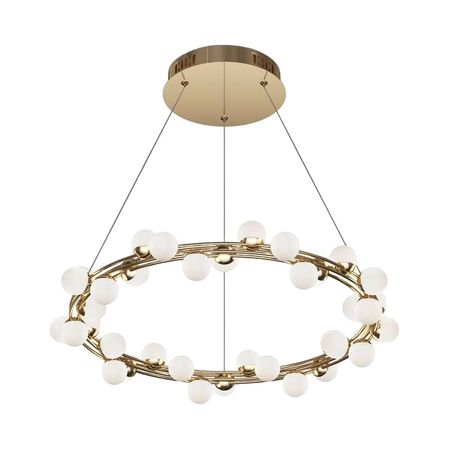 Люстра светодиодная подвесная Maytoni Tessara 1980 Вт 3000К 15 кв.м (MOD081PL-L50G3K) люстра vigous стеклянная золотая