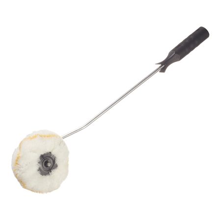 Валик полиамид 50 мм d50 мм ворс 12 мм для водной и алкидной основы с ручкой Hesler