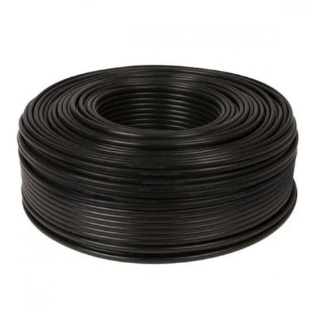 Кабель коаксиальный телевизионный уличный SAT 703 1х6,8 мм экранированный AVS Electronics черный (25 м) bevotop bt1197 rg223 коаксиальный кабель bnc bnc 50 ом