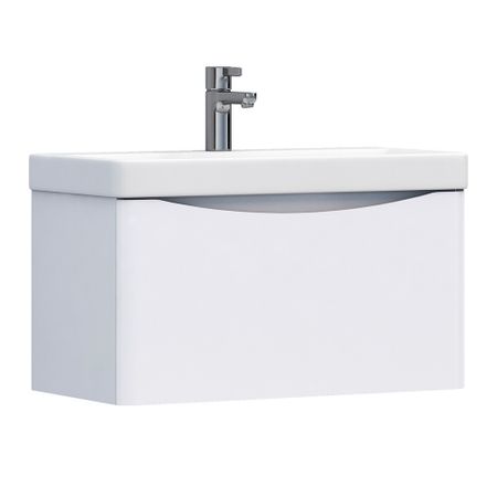 Тумба под раковину Vigo Glem 70 см подвесная белая (tp.GLE.9595.70.1Y)