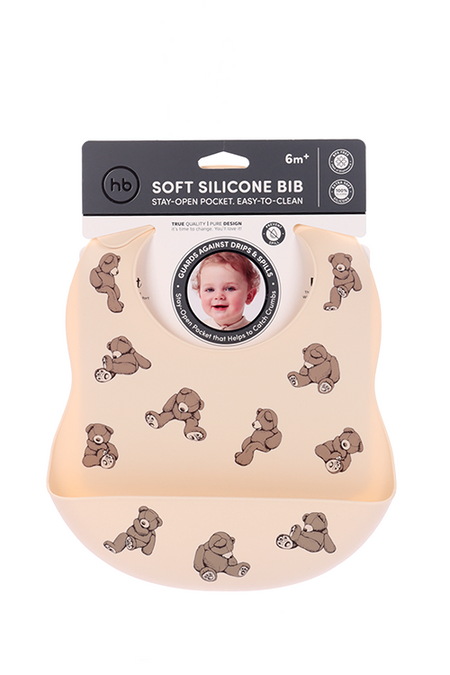 Фартук Happy Baby нагрудный силиконовый bears