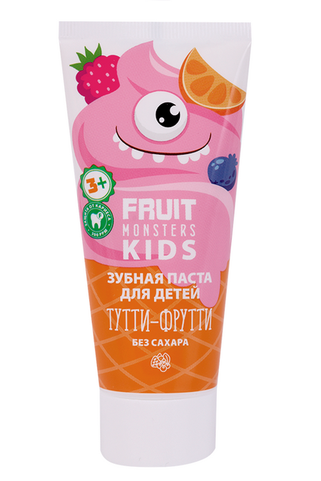 З/паста Fruit monsters kids Мегамонстры Тутти-фрутти, 60 г планинг недат 64л тутти фрутти карманный 7бц выб лак мат лам