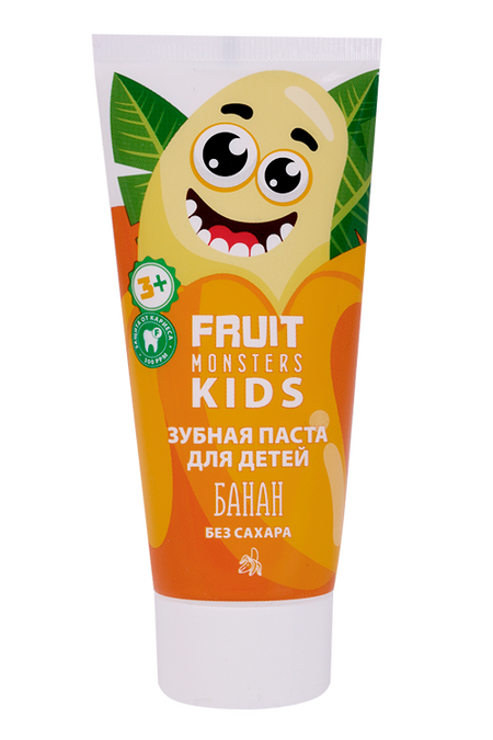 З/паста Fruit monsters kids Мегамонстры Банан, 60 г