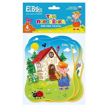 развивающая игрушка EL'BASCO Мягкие развивающие пазлы Сказки.