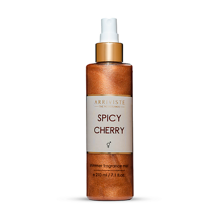 Спрей для тела ARRIVISTE Спрей для тела с шиммером  Spicy Cherry