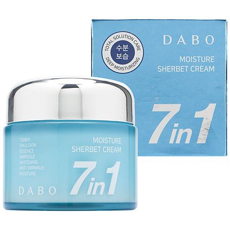 Крем для лица DABO Крем-щербет для лица для интенсивного увлажнения 7 in 1 Moisture Sherbet Cream крем интенсивного действия шиитаки грибная аптека фунго ши туба 50 мл