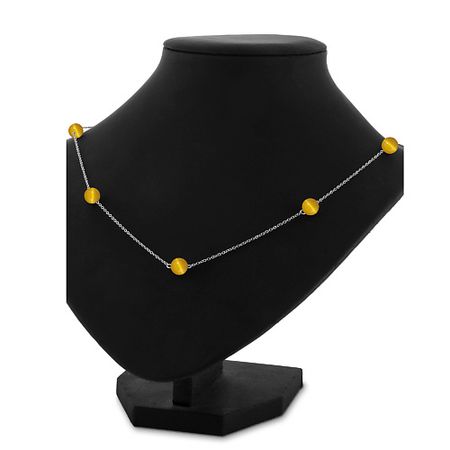 Бусы KOSHIKA Колье Оксфорд длинное кошачий глаз