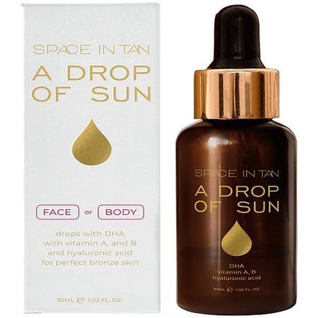 Концентрат-автозагар для тела SPACE IN TAN Капли – концентрат для лица и тела с эффектом загара 
