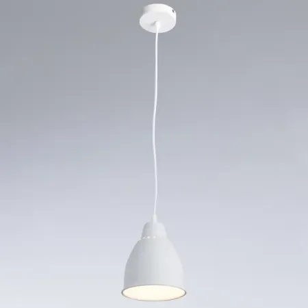 Светильник подвесной Braccio 1 лампа 3 м2 диаметр 14 см цвет белый