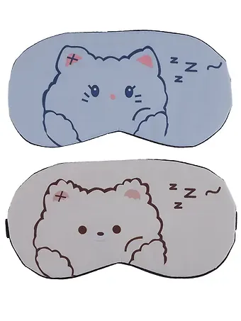 Набор Маска для сна Kawaii Котик (12-37395-22-25)+Маска для сна Kawaii Мишка (12-37395-S50)