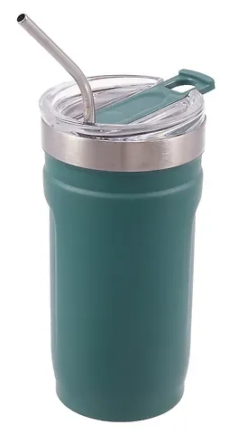 Термостакан с ремешком Цветной (пластик/металл) (520мл)