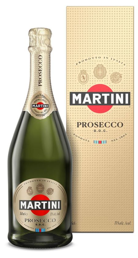 Игристое вино Martini Prosecco белое брют Италия, 0,75 л
