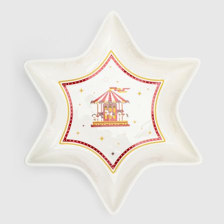 Блюдо White rabbit ny Carouse звезда 23х23 см