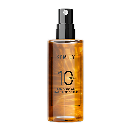 Солнцезащитное масло для тела SEMILY Солнцезащитное масло для загара SPF 10 солнцезащитное масло для тела nplab масло для загара на солнце водостойкое с защитой spf 30