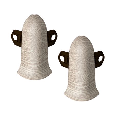 Угол наружный Идеал Классик 55 мм дуб латте S-профиль (2 шт.)