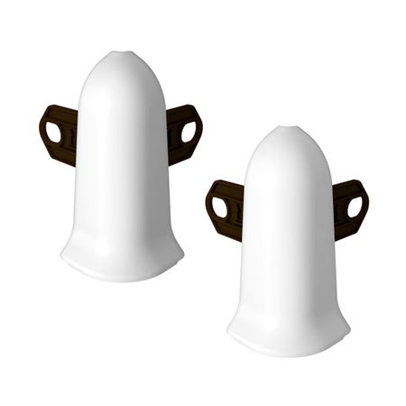 Угол наружный Идеал Классик 55 мм белый S-профиль (2 шт.)