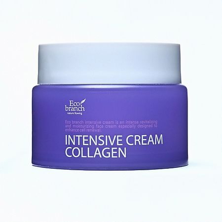 Крем для лица ECOBRANCH Интенсивный увлажняющий крем с коллагеном филлер для губ eveline total action 8 в 1 интенсивный гиалуроновый с коллагеном 12 мл