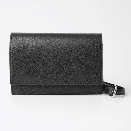 Сумка FRANCHESCO MARISCOTTI Сумка клатч кожаная кросс-боди через плечо с цепочкой