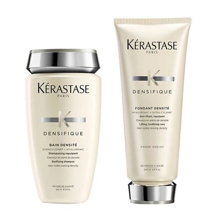 Набор для ухода за волосами KERASTASE Набор Densifique Duo: Bain Densité + Fondant Densité средств для ухода за телом kerastase nutritive set masquintense bain satin lait vital masque