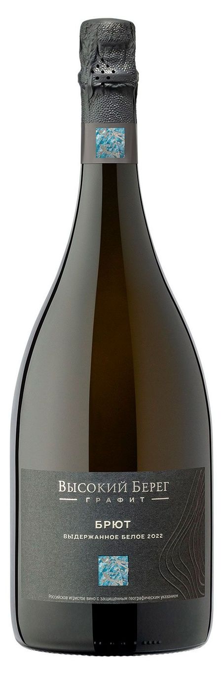 Игристое вино Высокий Берег Выдержанное белое брют Россия, 1,5 л