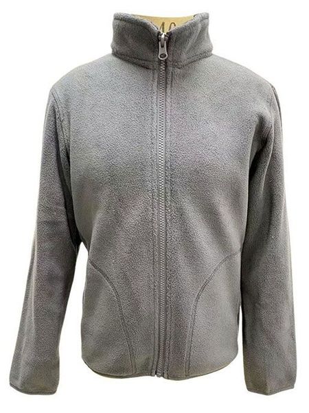 Куртка флисовая для мальчика серая