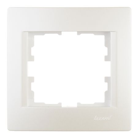 Рамка Lezard Karina одноместная жемчужно-белая (707-3000-146)