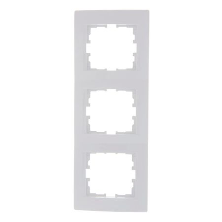 Рамка Lezard Karina трехместная белая (707-0200-153)