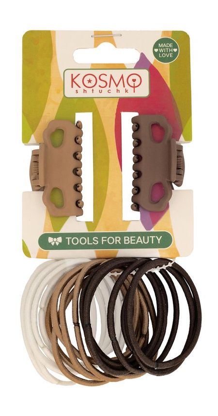 Kosmoshtuchki Hair Clips and Bands Set статуэтки краба и рака отшельника из полимера