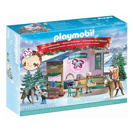 Набор детский PLAYMOBIL Адвент-календарь Christmas Baking at the Rider Café (71952) велюровые наволочки red christmas pillowcases 40x40см