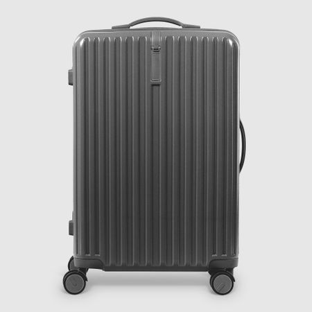 Чемодан Zhongshan Silk антрацит 46х27х67 см анна михайловна купырина цк с колёсиками про машинки