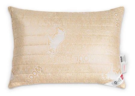 Подушка DOME Holy Lamb с овечьей шерстью и микроволокном лебяжий пух, 50х70 см