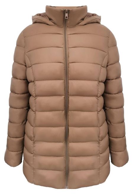 Куртка женская InExtenso удлиненная коричневая