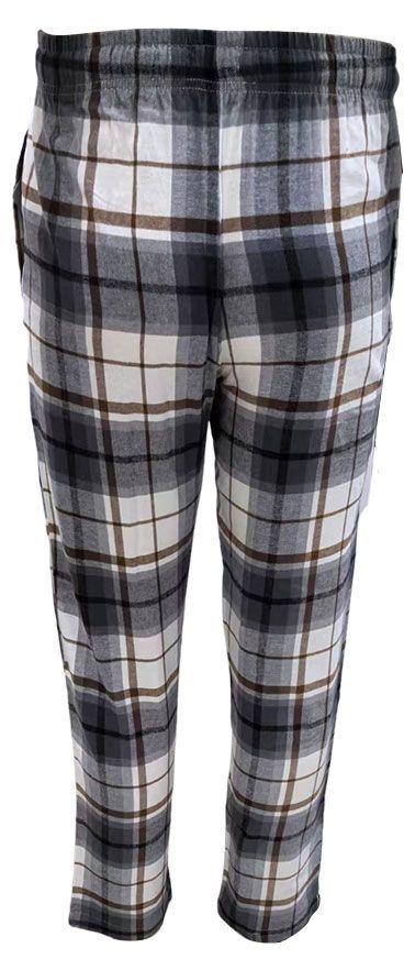 Брюки домашние мужские фланель в клетку, M-3XL