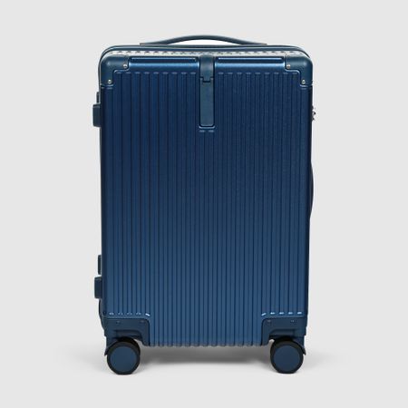 Чемодан Zhongshan Silk темно-синий 45,5х26х66 см