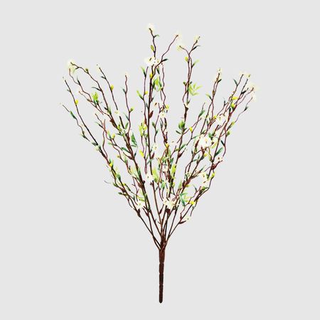 Букет мелкой сакуры Конэко-О искусственный, зеленый 55 см