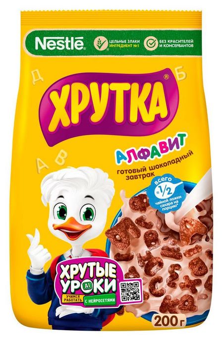 Готовый завтрак ХРУТКА Алфавит, 200 г