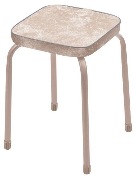 Табурет велюр Латте, 37х37х46 см