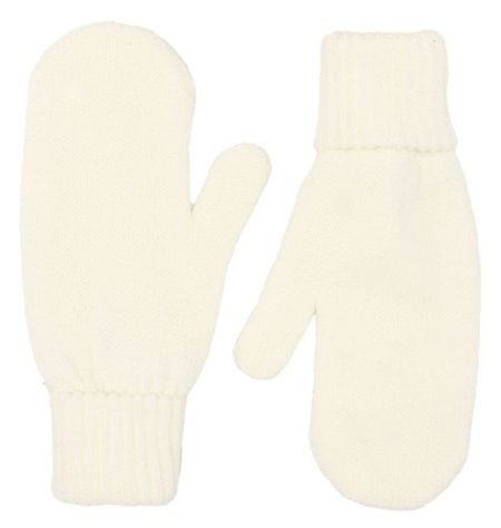 Варежки женские белые