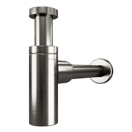 Сифон для раковины WasserKraft 1 1/4х32 мм без выпуска с соединением 32 мм сталь (A172)